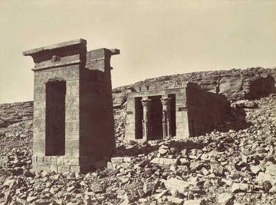 Tempel van Andour, ca. 1870 door Félix Bonfils