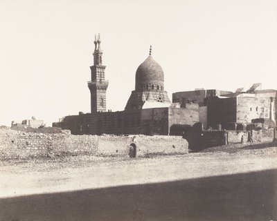 Le Kaire, Mosquée Nâcéryeh, 1851-52, gedrukt 1853-54 door Félix Teynard