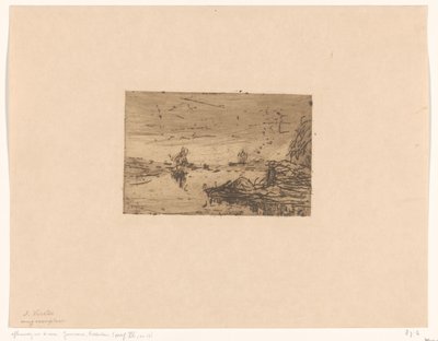 Landschap door Floris Verster