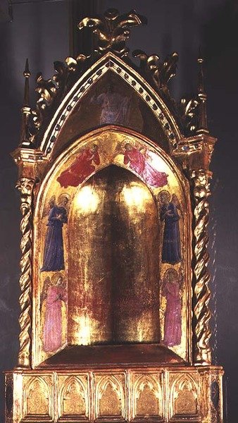 Tabernakel met Christus en de engelen door Fra (c.1387 1455) Angelico