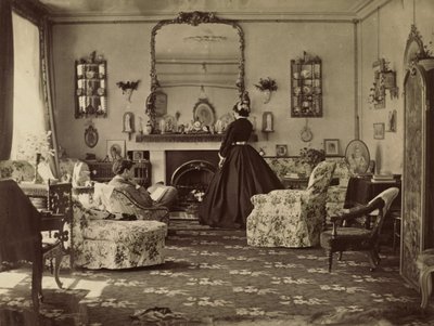 Interieur van Kamer, ca. 1862 door Frances Jocelyn