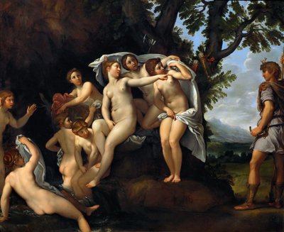 Diana en Actaeon, ca. 1617 door Francesco Albani