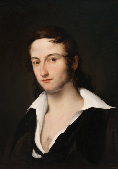 Portret van Carlo Della Bianca, 1823 door Francesco Hayez