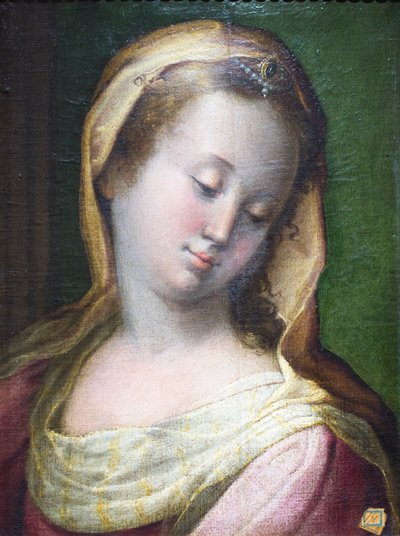 Hoofd van Madonna door Francesco Longhi