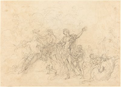 Het Huwelijk van Bacchus en Ariadne door Francesco Solimena