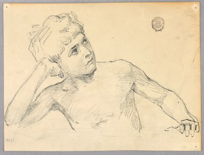 Figurenstudie door Francis Augustus Lathrop