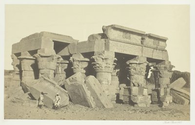 Koum Ombo, Opper-Egypte, 1857 door Francis Frith