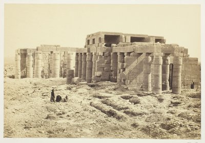 Het Ramesseum door Francis Frith