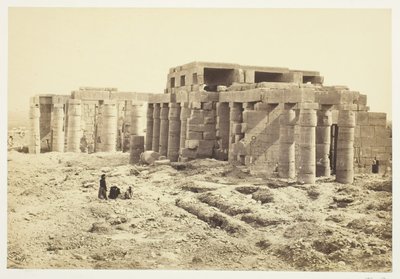 Het Ramesseum door Francis Frith