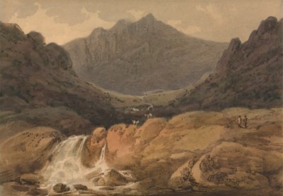 Cader Idris, Noord-Wales door Francis Nicholson