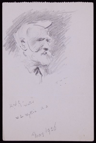 Portret van WL Wyllie door Francis Wilfred Lawson