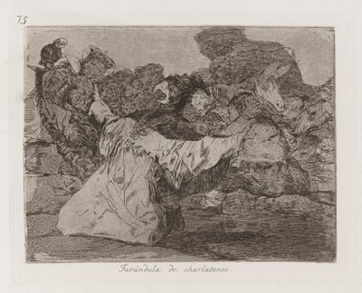 Farandula de charlatanes (Charlatans) door Francisco de Goya