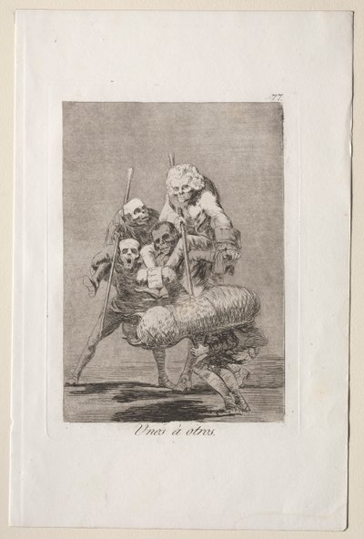 Caprichos: Wat men elkaar aandoet door Francisco de Goya