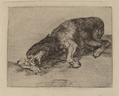 Fiero Monstruo! door Francisco de Goya