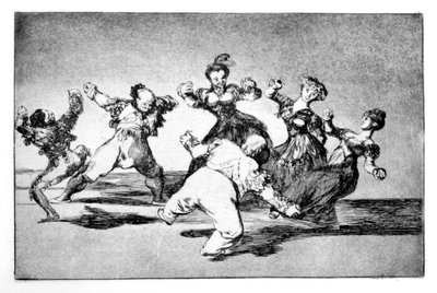 Gelukkige fantasie door Francisco de Goya