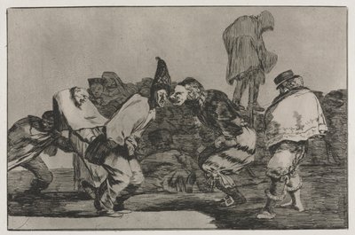 De Spreekwoorden: Carnaval Dwaasheid, 1864 door Francisco de Goya