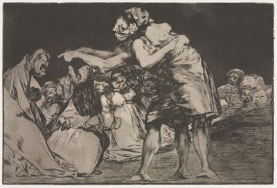 De Spreekwoorden: Huwelijksdwaasheid, 1864 door Francisco de Goya