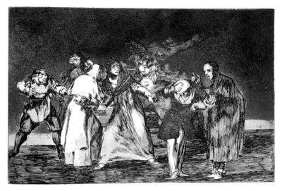 De vermaningen, 1819-1823 door Francisco de Goya