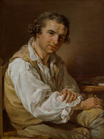 Portret van een architect door François André Vincent