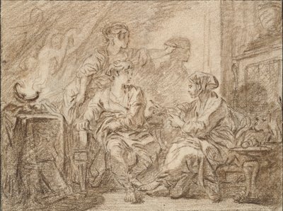 De Uitvinding van het Tekenen door François Boucher