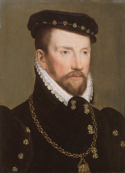 Admiraal Gaspard II de Coligny door François Clouet