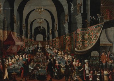 Het feest van Belsazar door Frans Francken the Younger