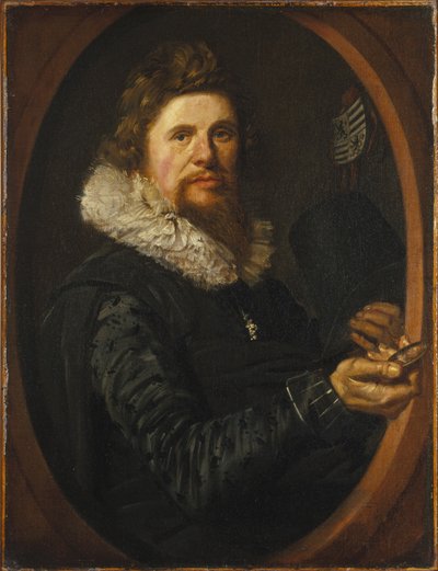 Portret van een man door Frans Hals