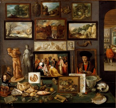 Kunst- en rariteitenkabinet door Frans II Francken