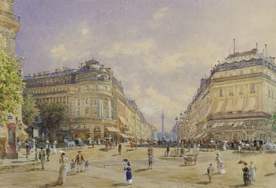 La Rue de la Paix, Parijs, 1886 door Franz Alt