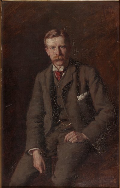 Portret van Henry Straker, 1890 door Franz Kops