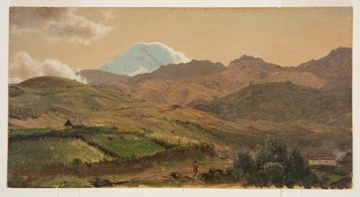 Mount Chimborazo, Ecuador door Frederic Edwin Church