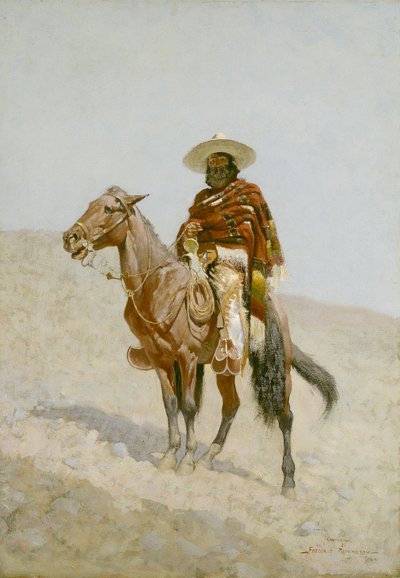 Een Mexicaanse Vaquero, 1890 door Frederic Remington