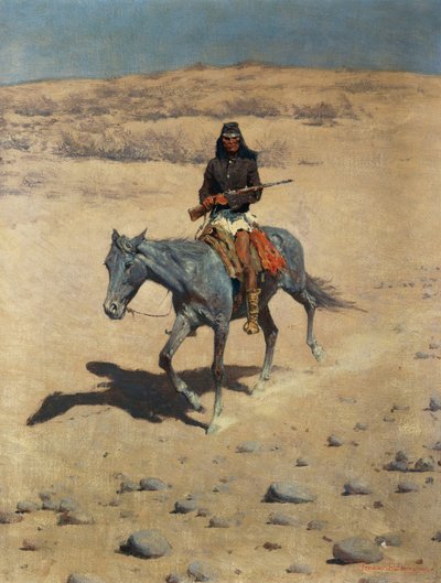 Apache verkenner door Frederic Remington