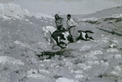 Ceremonie van het Snelste Paard, c.1900 door Frederic Remington