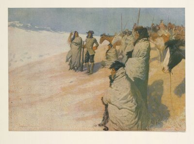 La Vérendrye uit Colliers Weekly door Frederic Remington