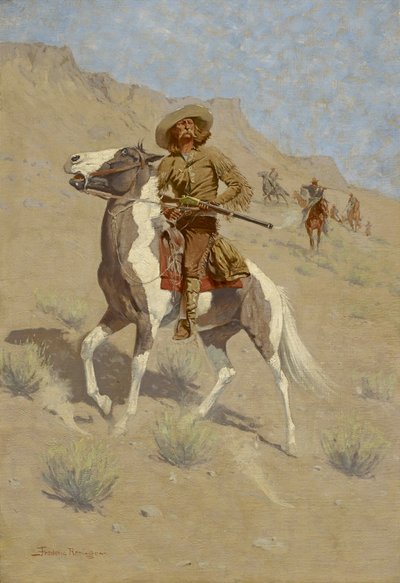 De verkenner, c. 1902 door Frederic Remington