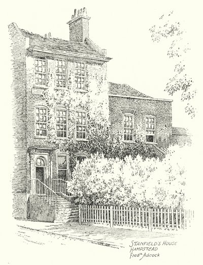 Huis van Stanfield, Hampstead door Frederick Adcock