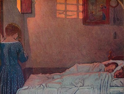 Een zomeravond, ca. 1910 door Frederick Cayley Robinson