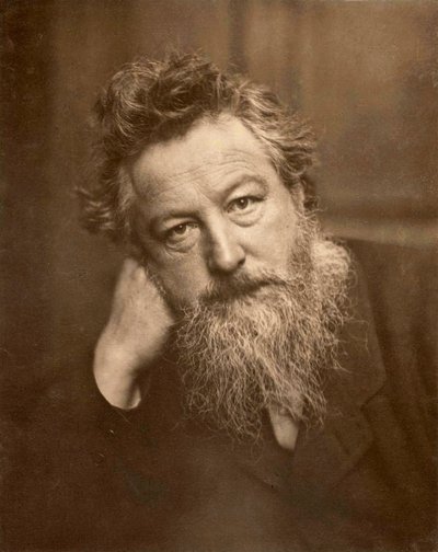 William Morris, 1887 door Frederick Hollyer