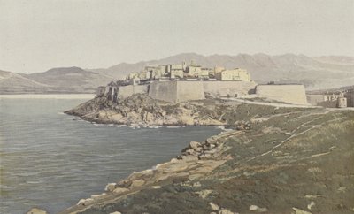 Calvi, Hoge Stad door French Photographer