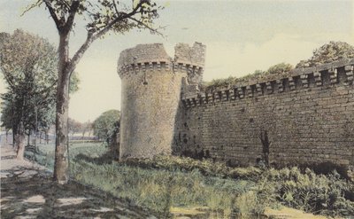 Guerande, De stadsmuren en de Gaudinais-toren door French Photographer