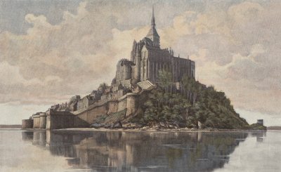 Mont Saint-Michel, Gezicht vanuit ZO door French Photographer