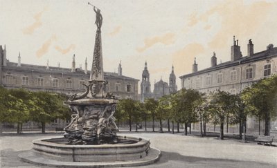 Nancy, fontein en Place d