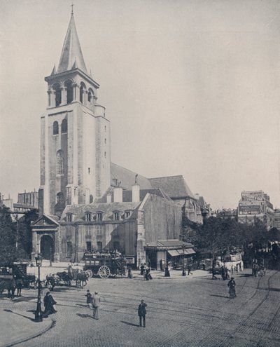 Parijs: Kerk van St. Germain-des-Prés door French Photographer