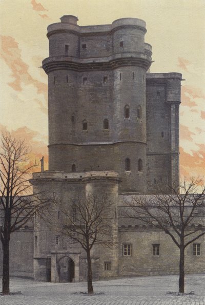 Vincennes, donjon van het kasteel door French Photographer