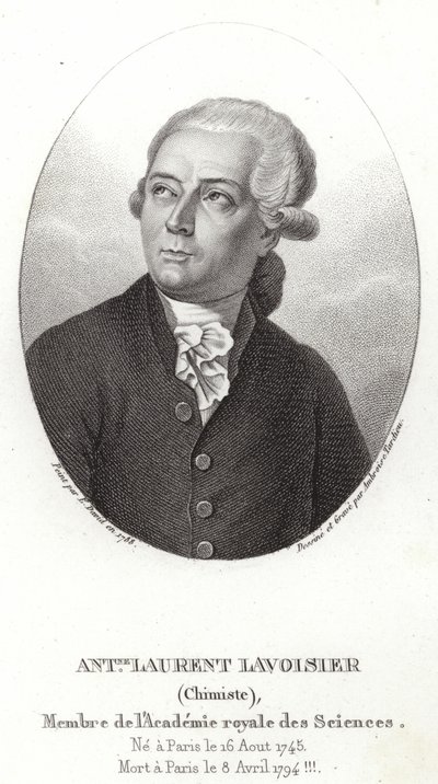 Antoine-Laurent de Lavoisier door French School