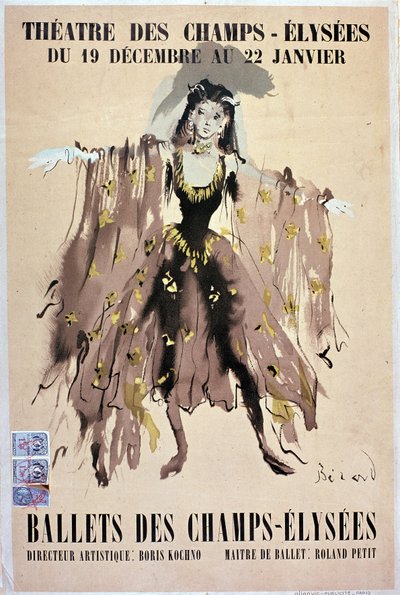 Ballet des Champs Elysées - poster door French School