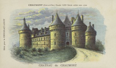 Kasteel van Chaumont, Chaumont, Loir-et-Cher door French School