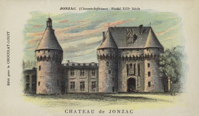 Kasteel van Jonzac, Jonzac, Charente-Inferieure door French School