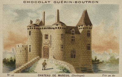 Kasteel van Mareuil, Dordogne door French School